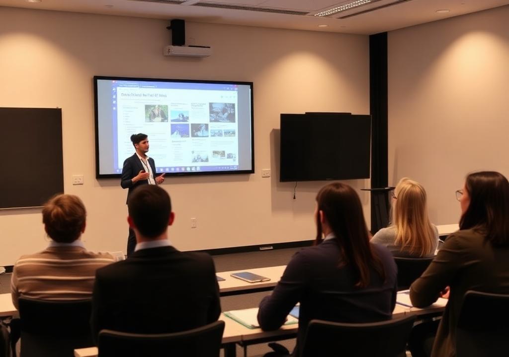 Project Presentation session at AIS Chennai